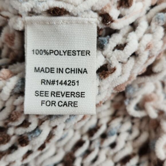 🔹️Jessica Simpson Cream Confetti Cowl Neck Sweater Small - Picture 10 of 11